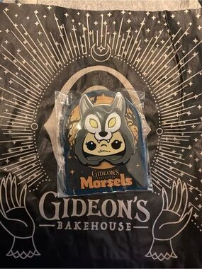 Gideons bakehouse butterscotch morsels pin “dark lore sweet core”-NEW